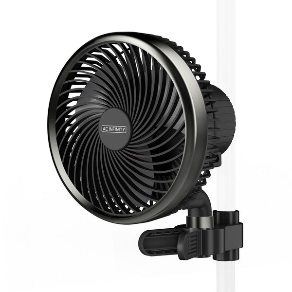 AC Infinity CLOUDRAY S6 Circulator 6" Clip Fan with Auto Oscillation