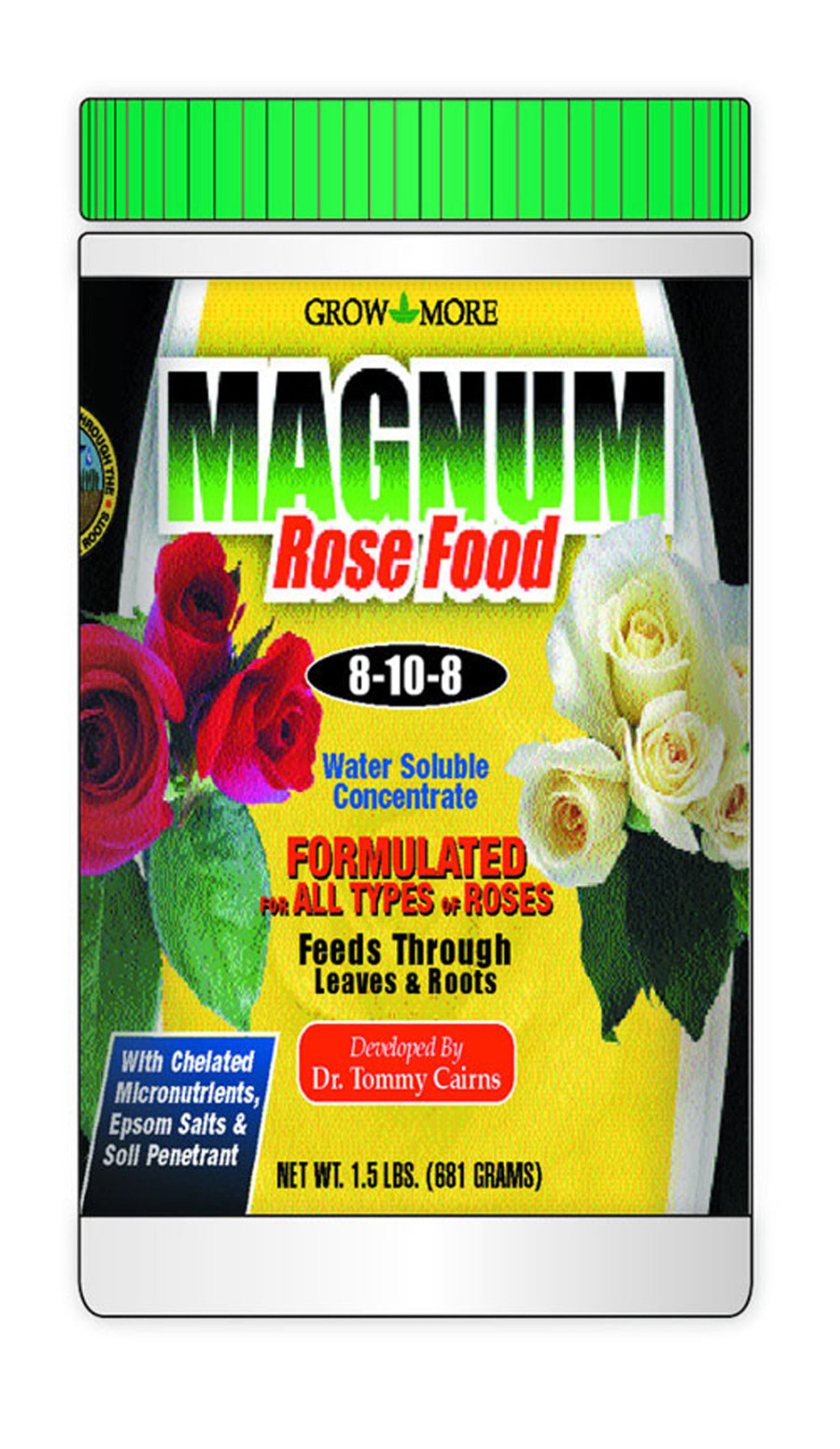 Grow More 13015 Magnum Rose Food, 1.5-Pound