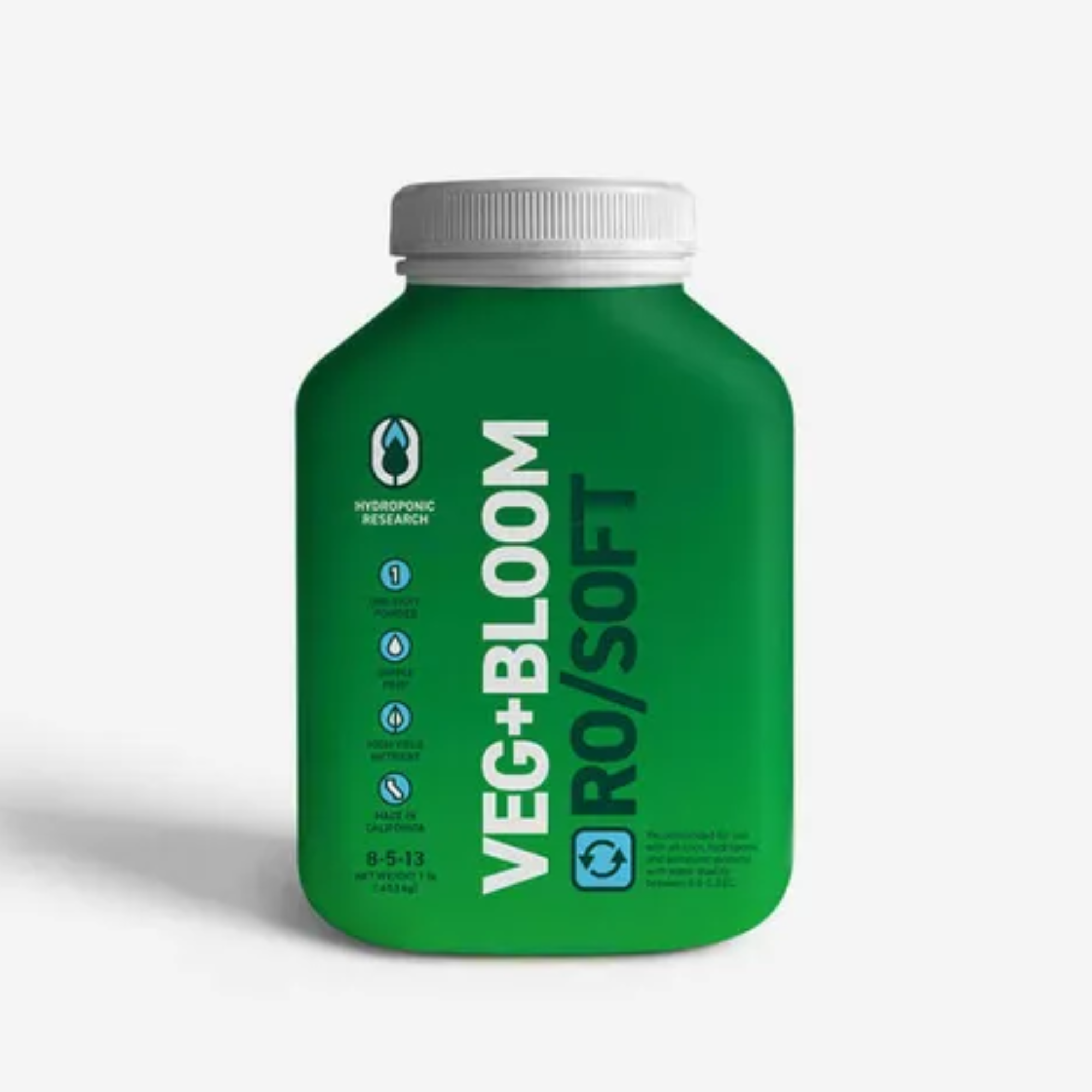 Hydroponic Research VEG+BLOOM | One-Part Powder Nutrient