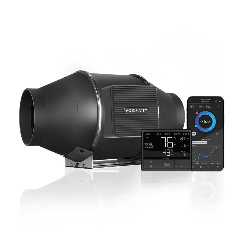 AC Infinity Cloudline Pro T4 - Stille en Krachtige 348 m3/h Ventilator AC Infinity Cloudline Pro T4 - Stille en Krachtige 348 m3/h Ventilator