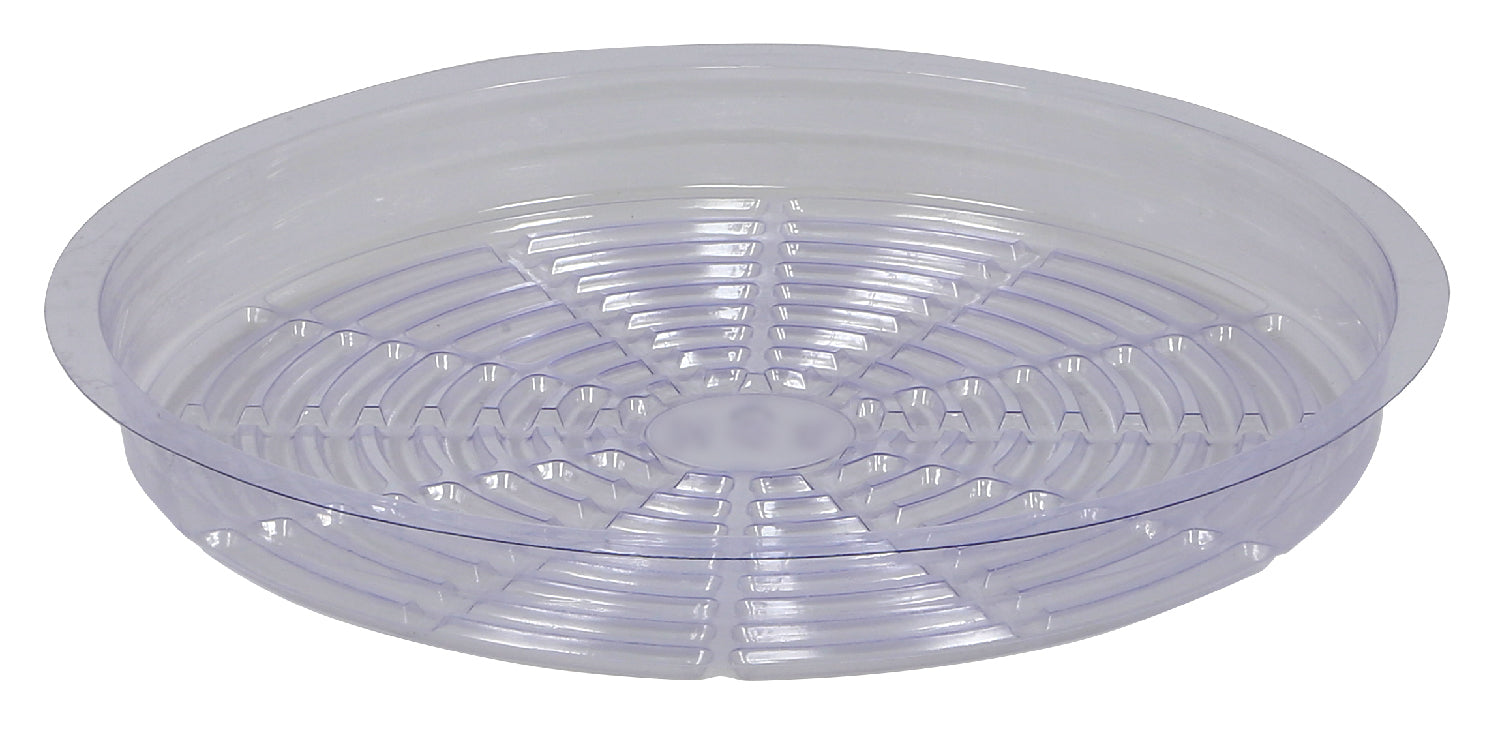 18 inch plastic plant saucer Gro Pro Premium Clear Plastic Saucer, 12"