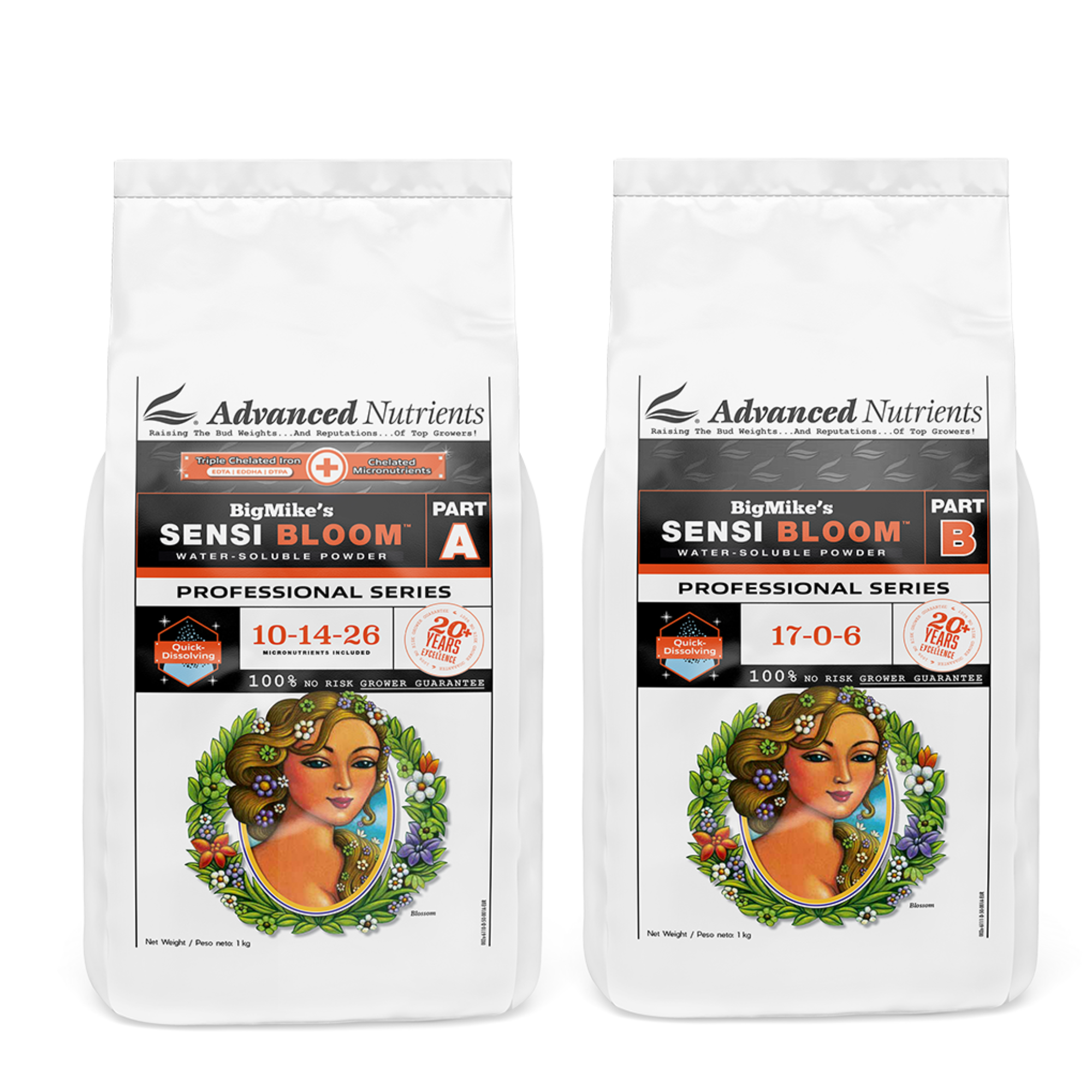 Advanced Nutrients Sensi Professional Series Water-Soluble Powders