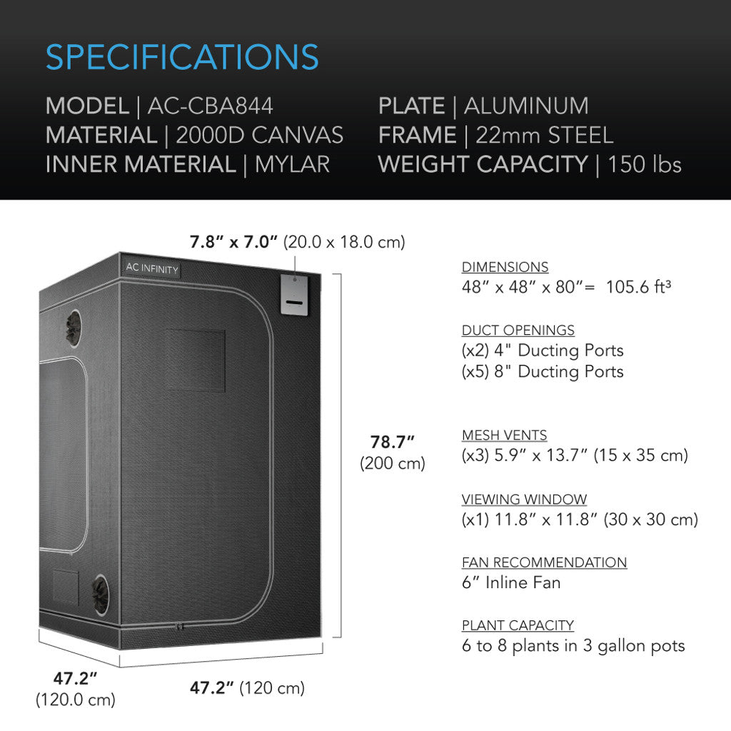 AC Infinity CLOUDLAB Advance Grow Tents