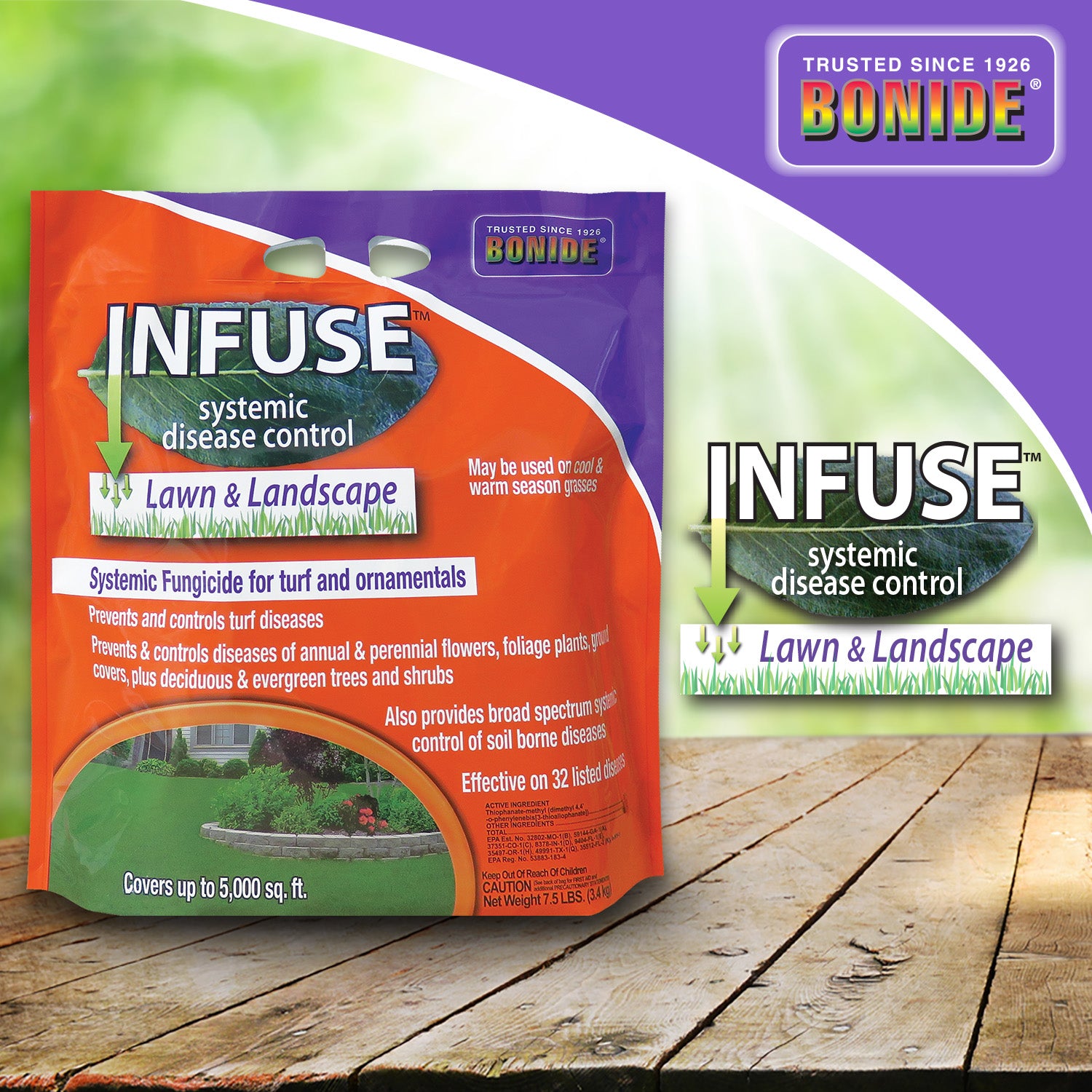 Bonide Infuse | Systemic Disease Control Granules - 7.5 lb