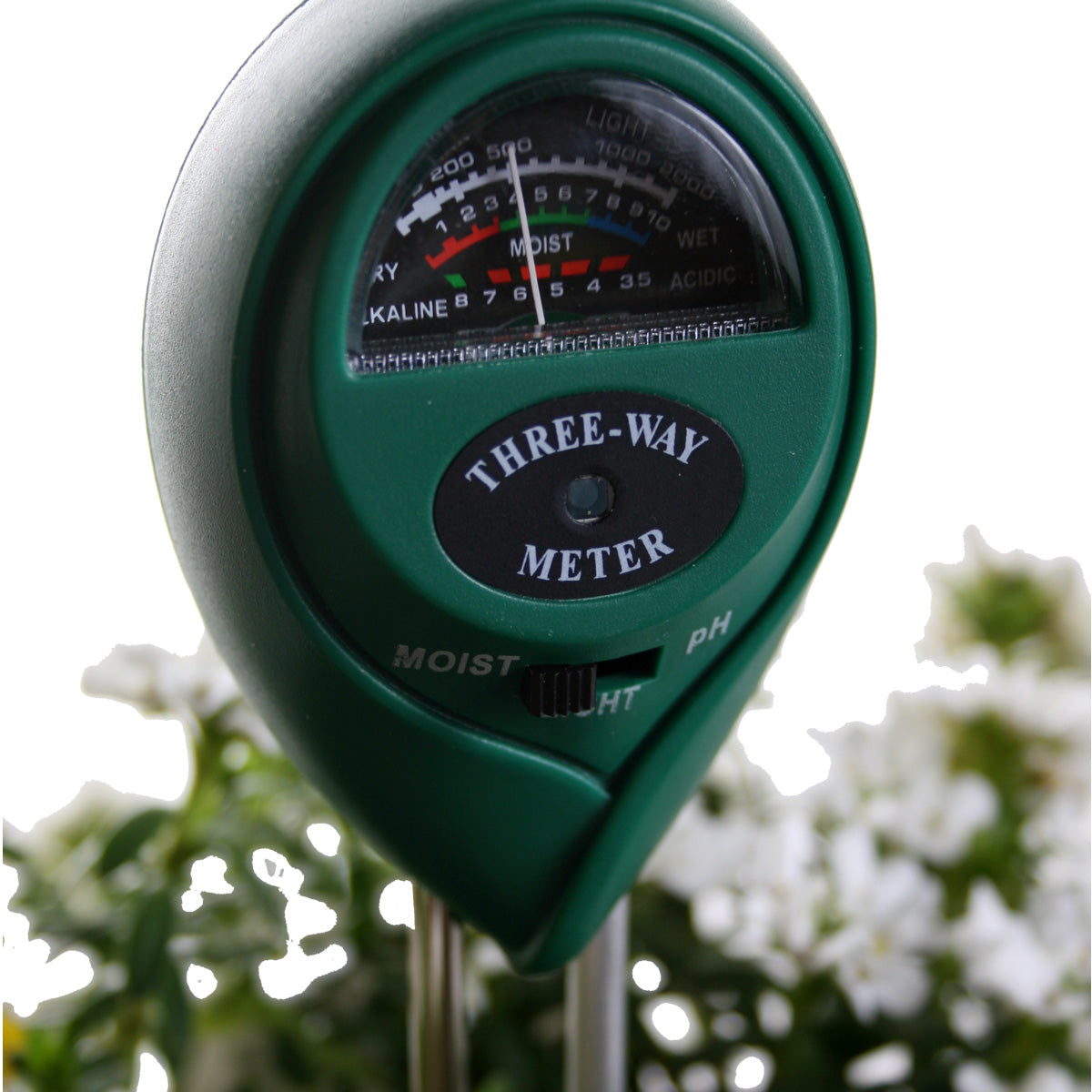 Active Air 3-Way Meter - Test Moisture, Light, pH Levels