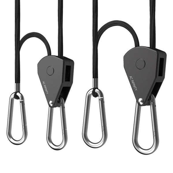 AC Infinity Rope Clip Hangers, 1/8" Pair