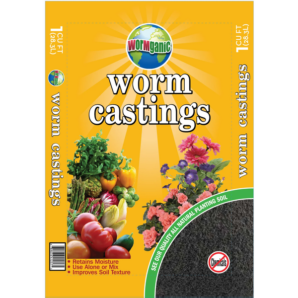 Wormganic Worm Castings - 1 cf
