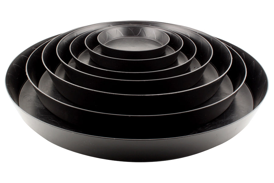 Gro Pro Heavy-Duty Black Saucers