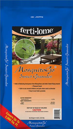 Ferti-lome MosquitoGo Insect Granules- 10 lb