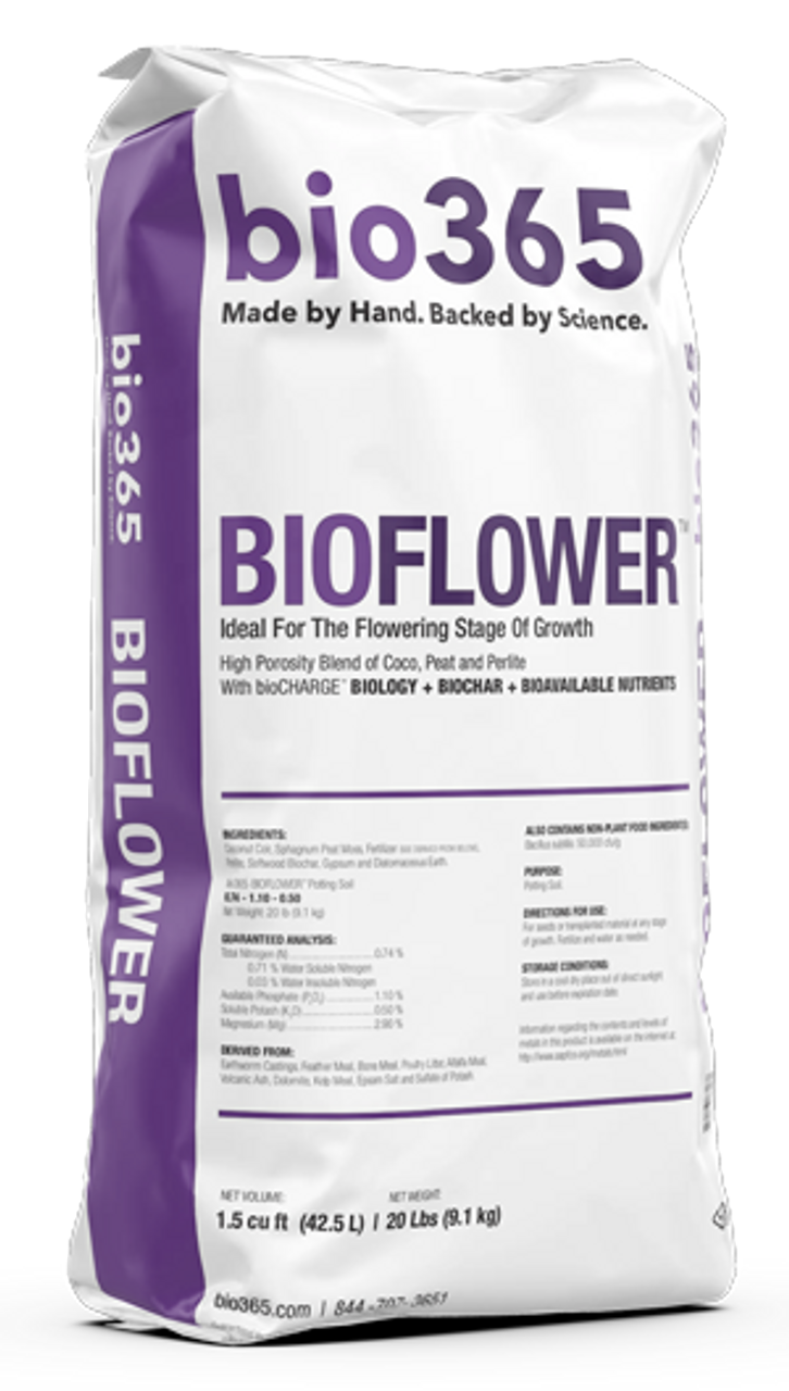 Bio365 BIOFLOWER Living Soil - 1.5 cu ft