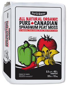 Ferti-lome Pure Canadian Sphagnum Peat Moss - Compressed