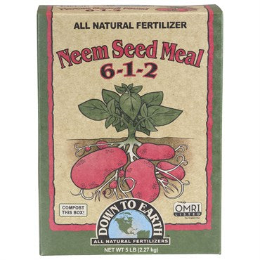 Down To Earth Neem Seed Meal Natural Fertilizer