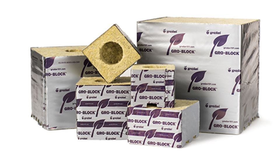 Grodan Gro-Blocks Improved Rockwool