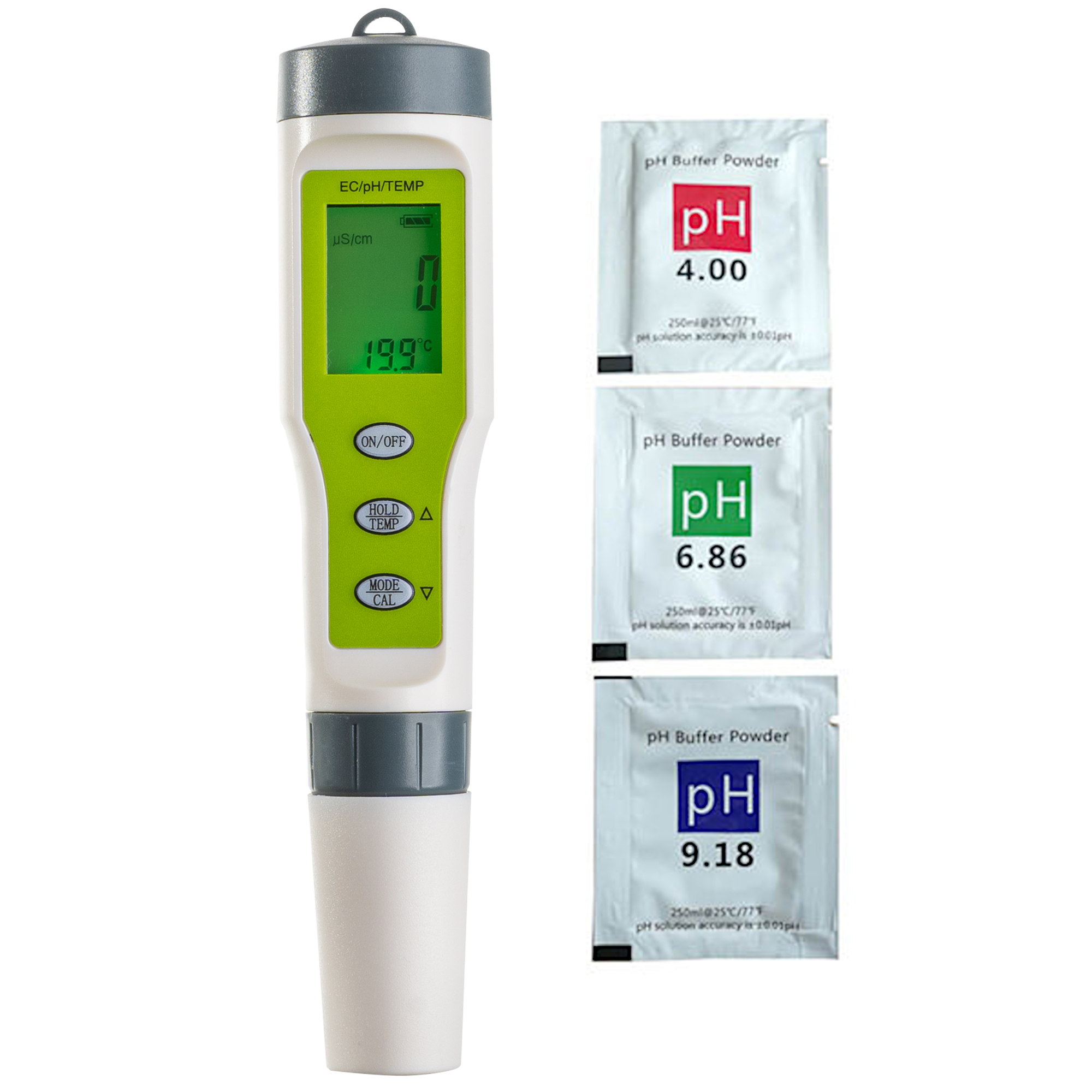 GrowWare Digital 3-Way PH / TDS / TEMP Meter