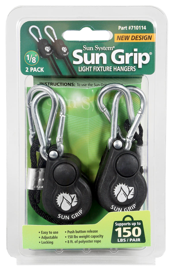 Sun Grip Push Button Light Hangers