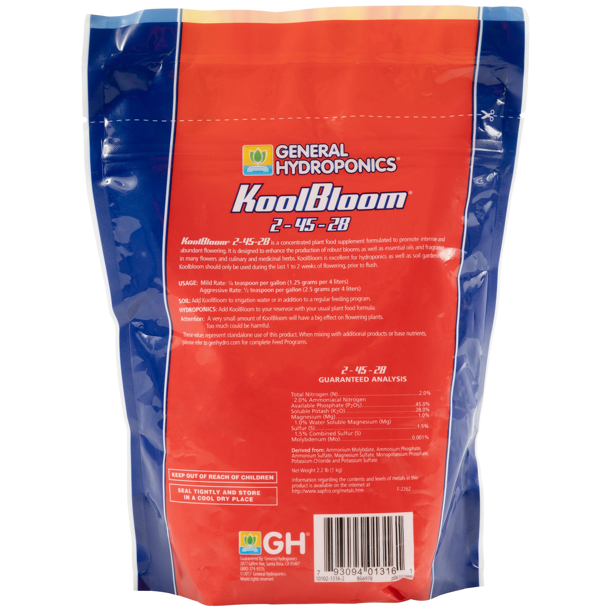 General Hydroponics KoolBloom Dry – GrowGoods