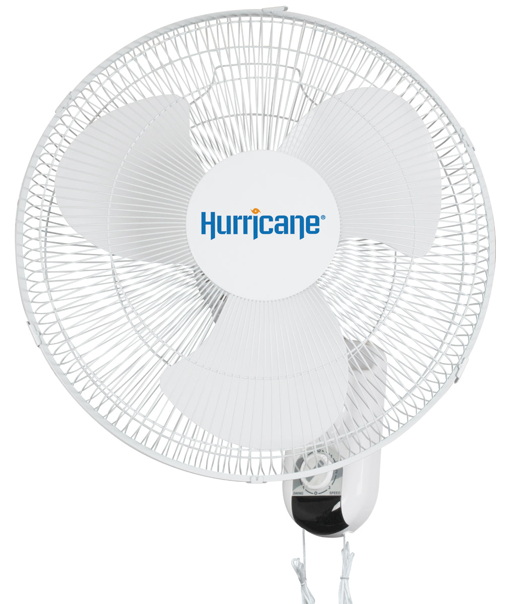 Hurricane Classic Oscillating Wall Mount Fan 16 in