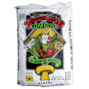 Organic Brands Mushroom Compost - 40 lb / 1.25cf