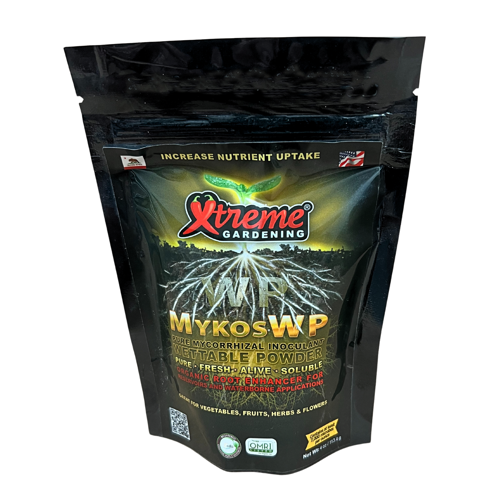 Xtreme Gardening Mykos WP, Soluble Mycorrhizal Inoculant