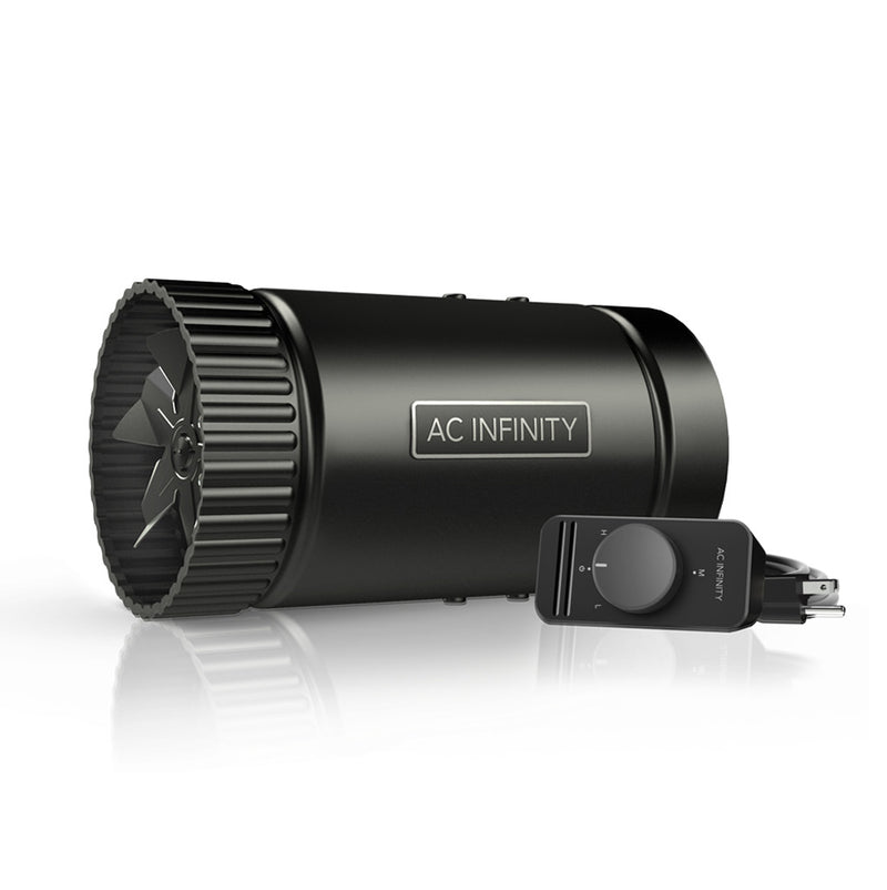 AC Infinity RAXIAL Inline Booster Duct Fans with Speed Controller