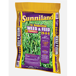 Sunniland St. Augustine Weed & Feed 20-0-6 - 20 lb