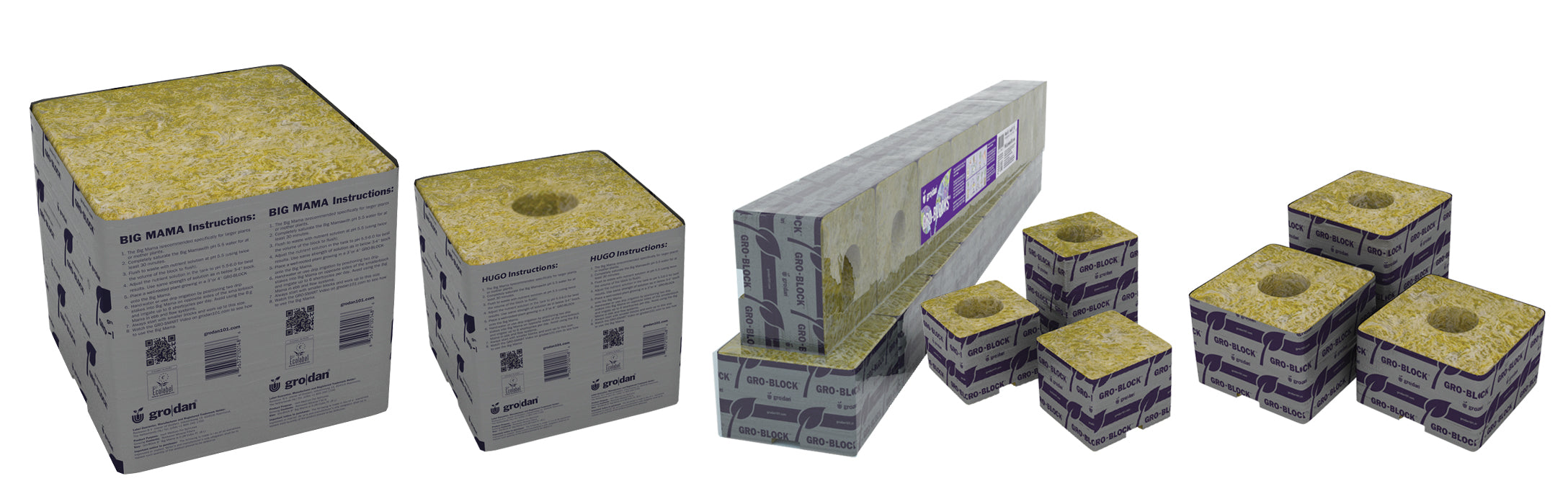 Grodan Gro-Blocks Improved Rockwool